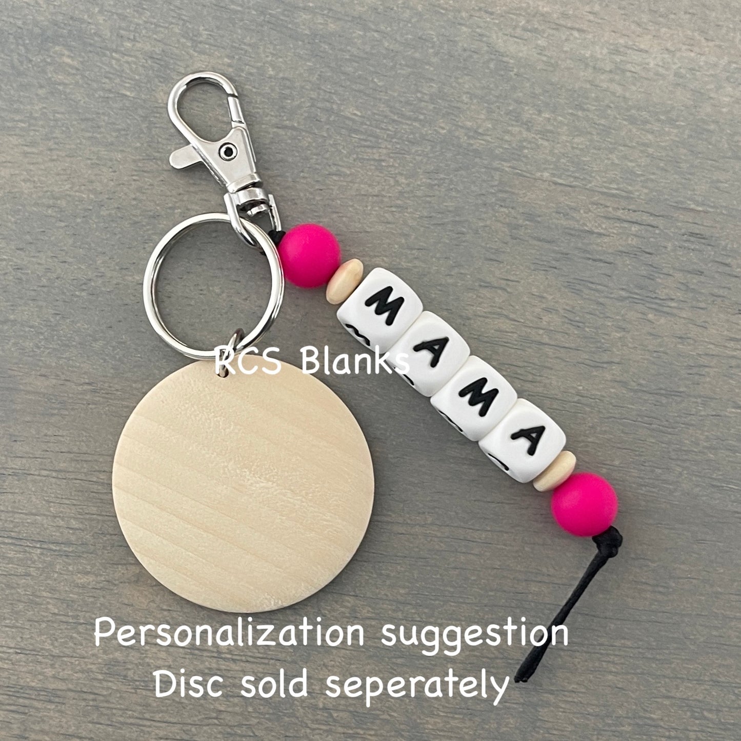 Mama Silicone Keychain