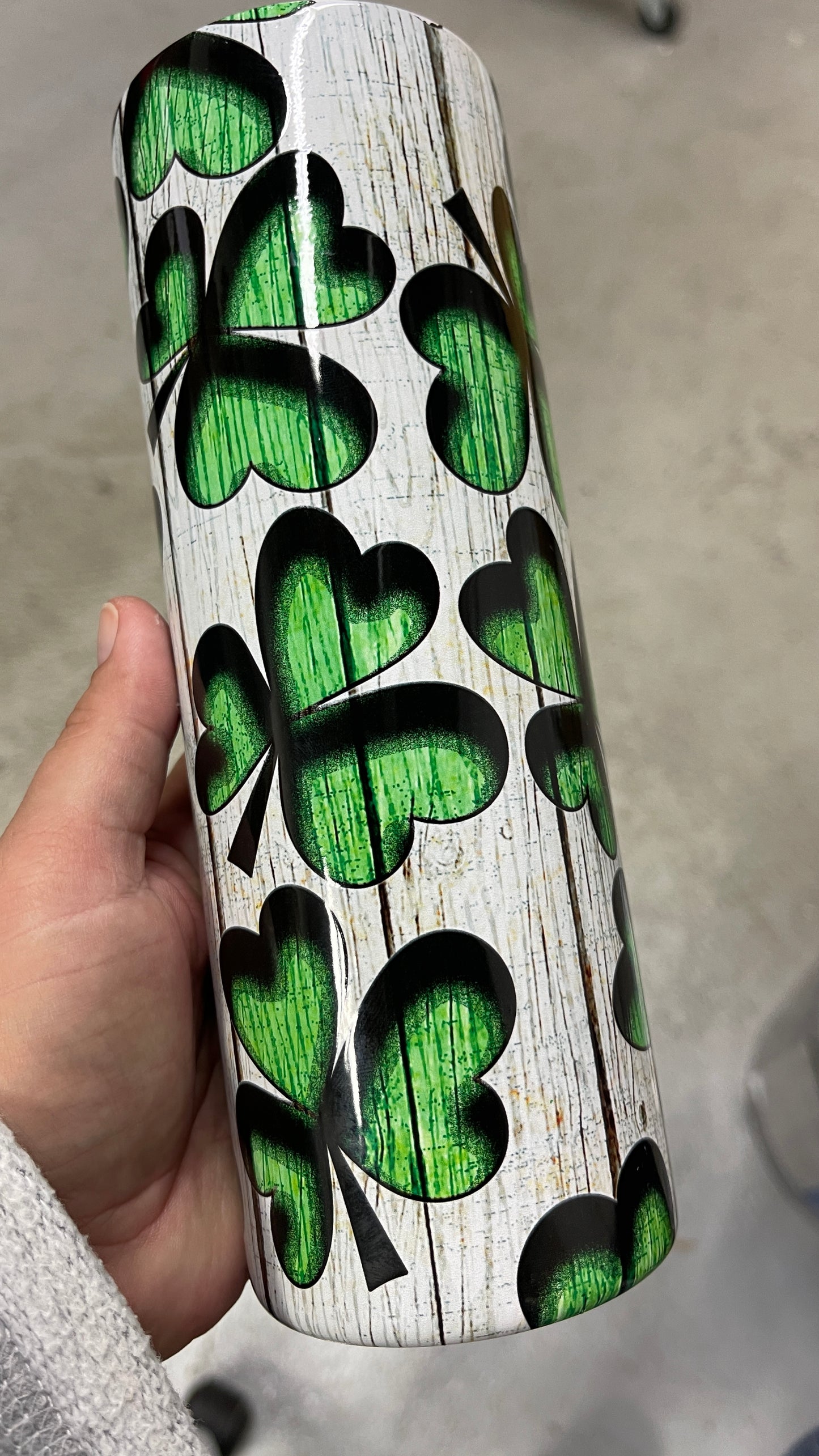 St. Patrick's Day Clover Tumbler