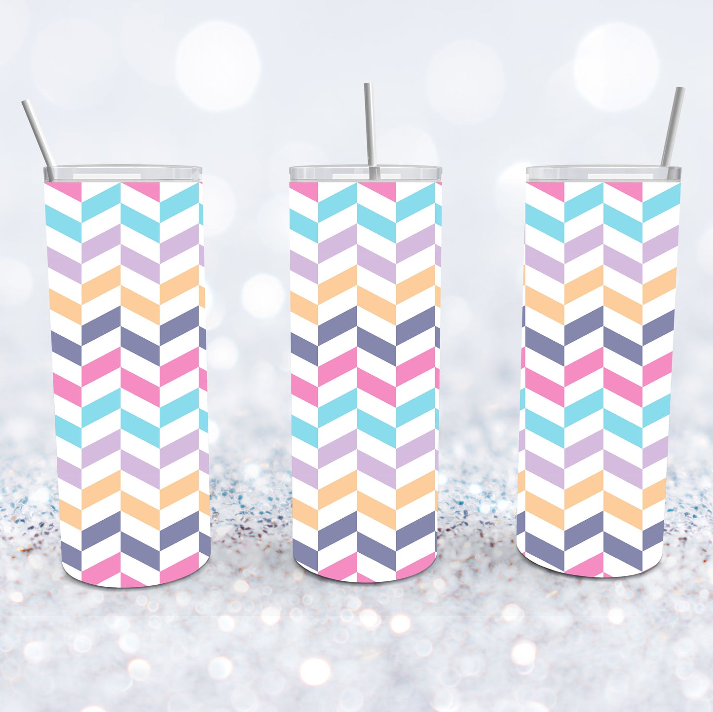 Pretty Tangram Tumbler