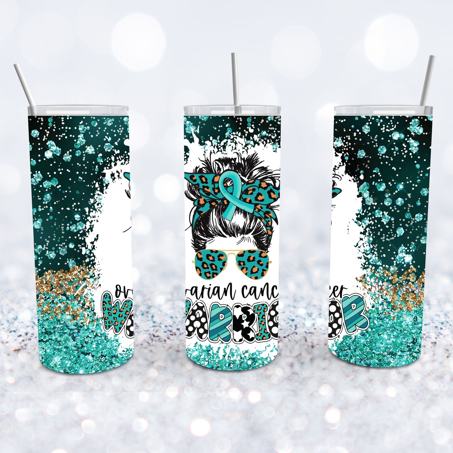 Ovarian Cancer Warrior Tumbler