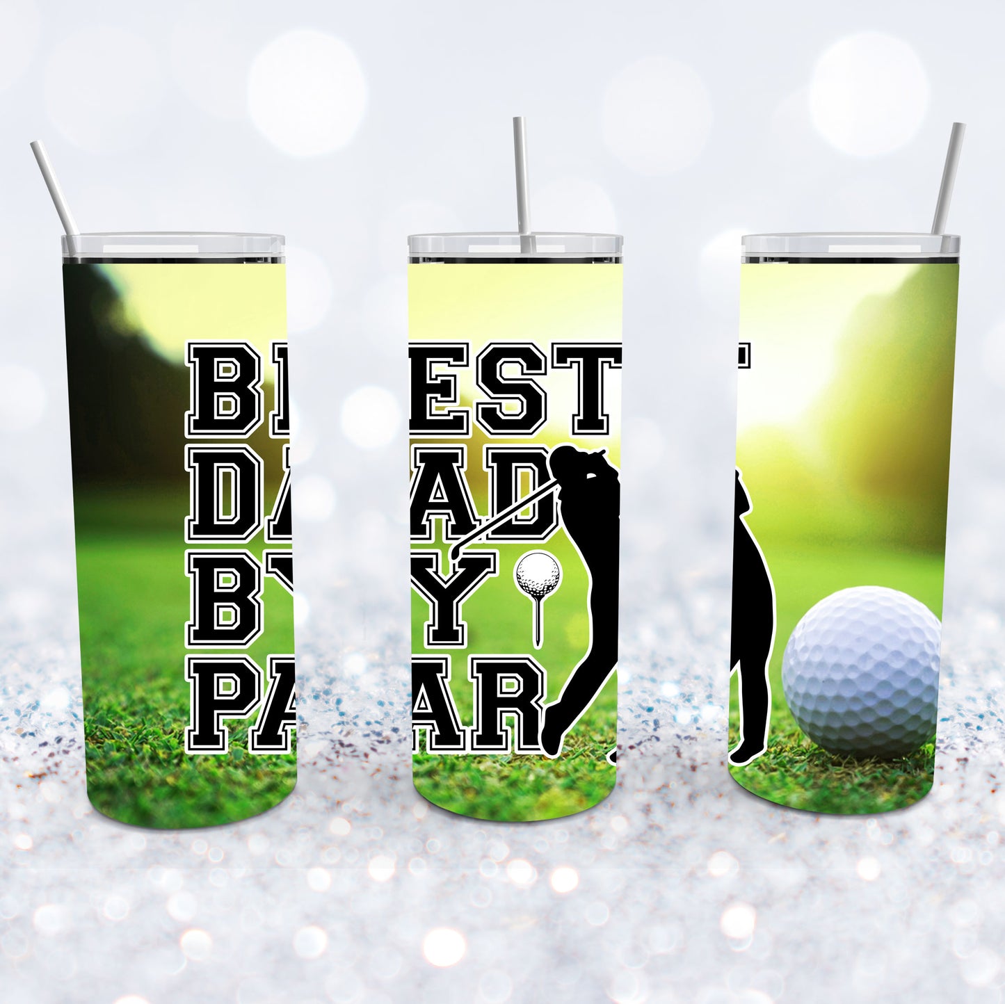 Best Dad By Par Tumbler