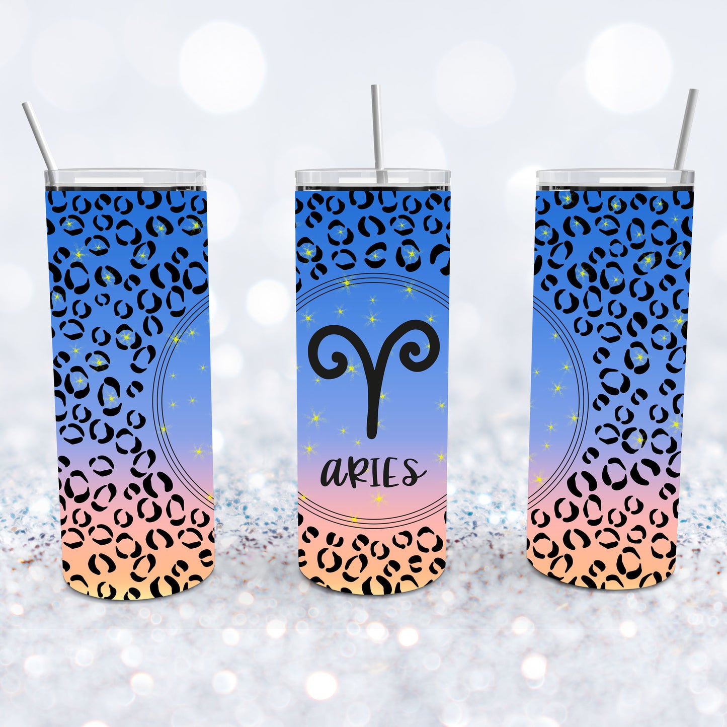 Aries Leopard Tumbler
