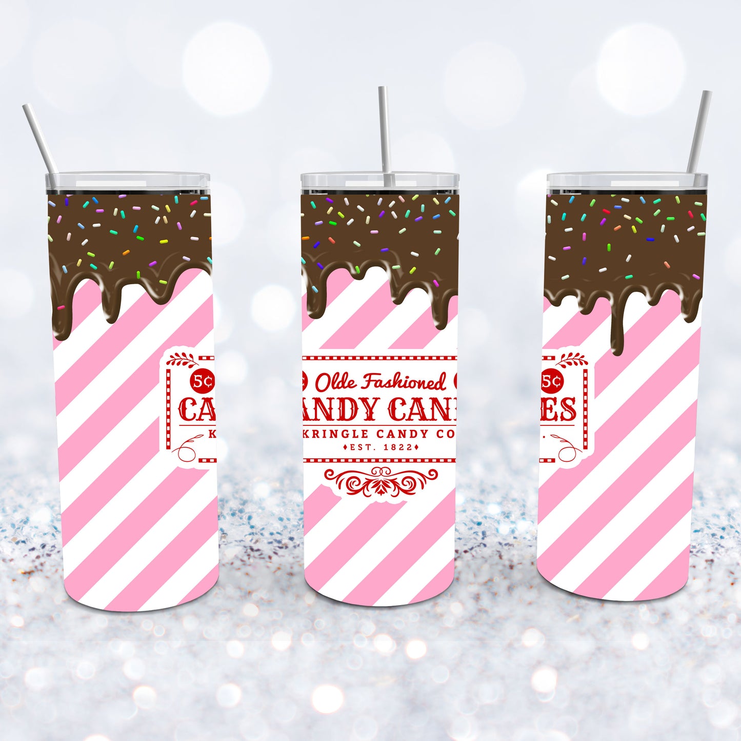Old Fashioned Candy Canes Tumbler