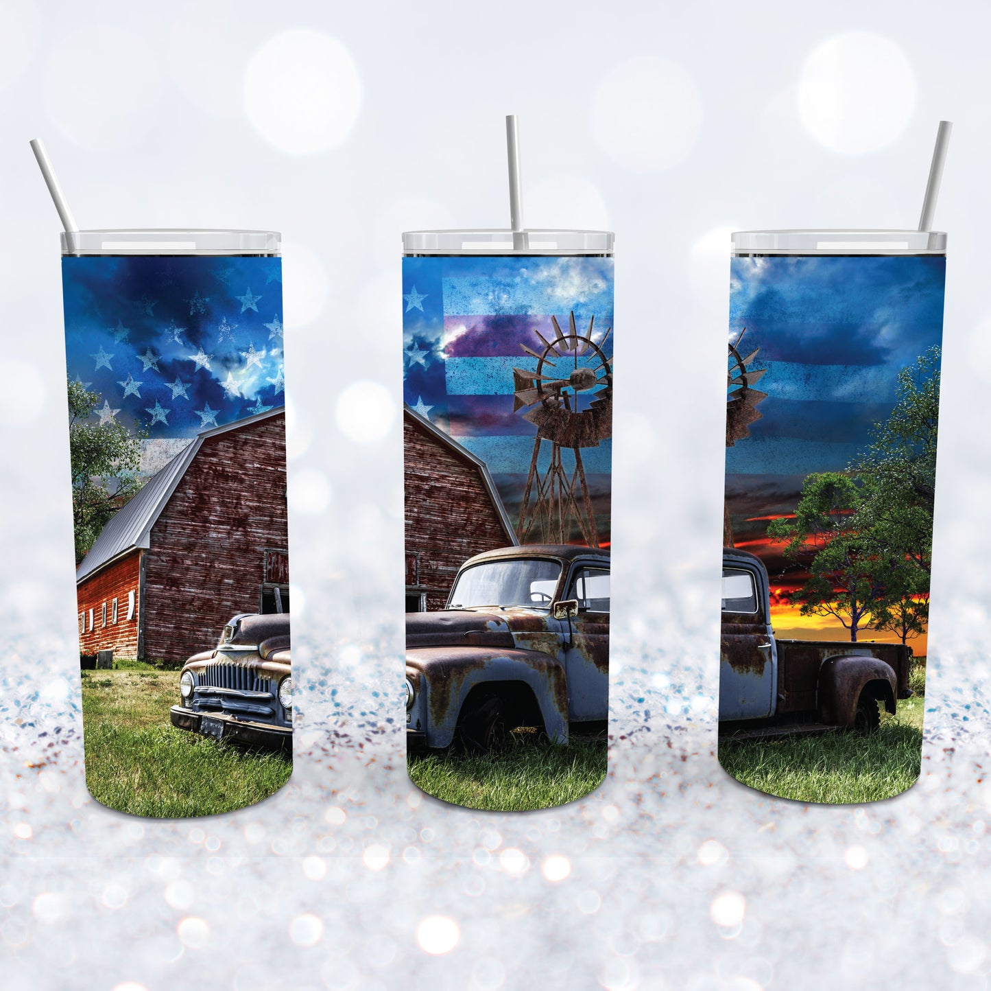 American Barn Tumbler