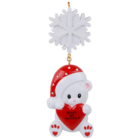 Baby's 1st Christmas Ornament - Bear