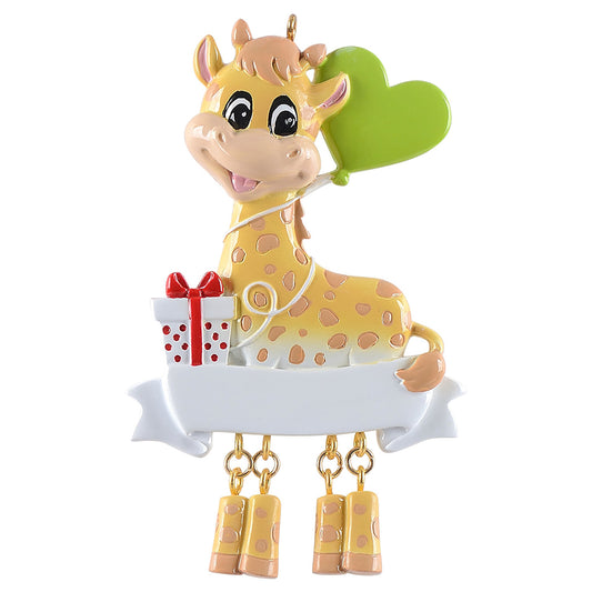 Baby's 1st Giraffe Christmas Ornament