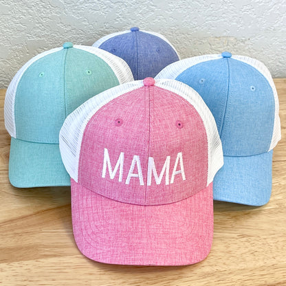 Mama Embroidered Trucker Hat