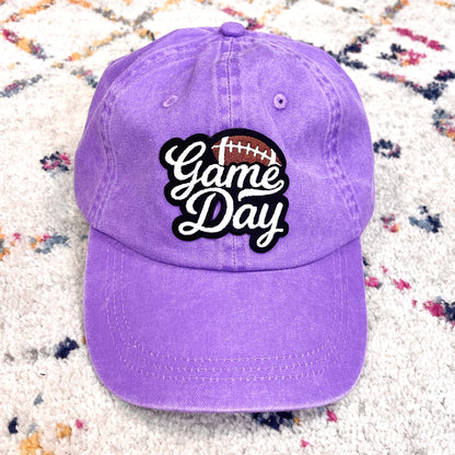 Football Game Day Hat Patch