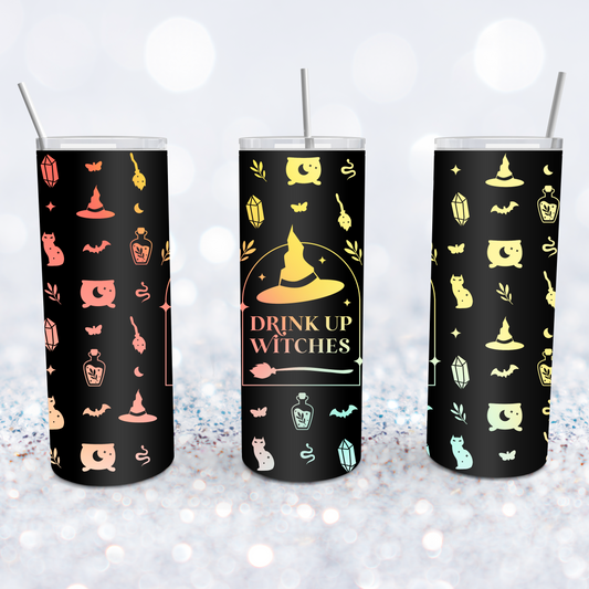 Drink Up Witches Halloween Tumbler