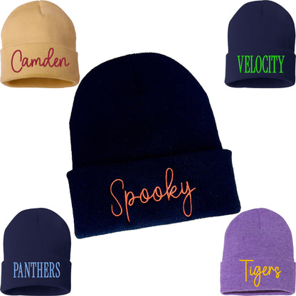 Personalized Knit Beanies