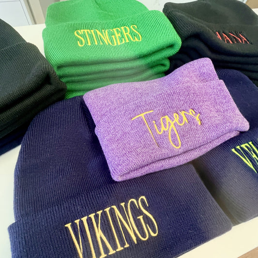 Personalized Knit Beanies