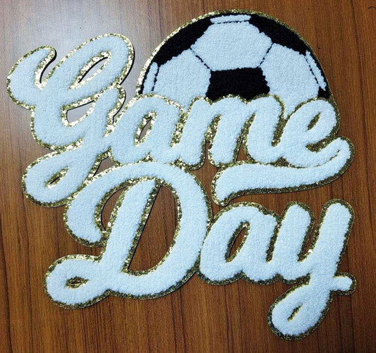 Soccer Game Day Chenille Patches