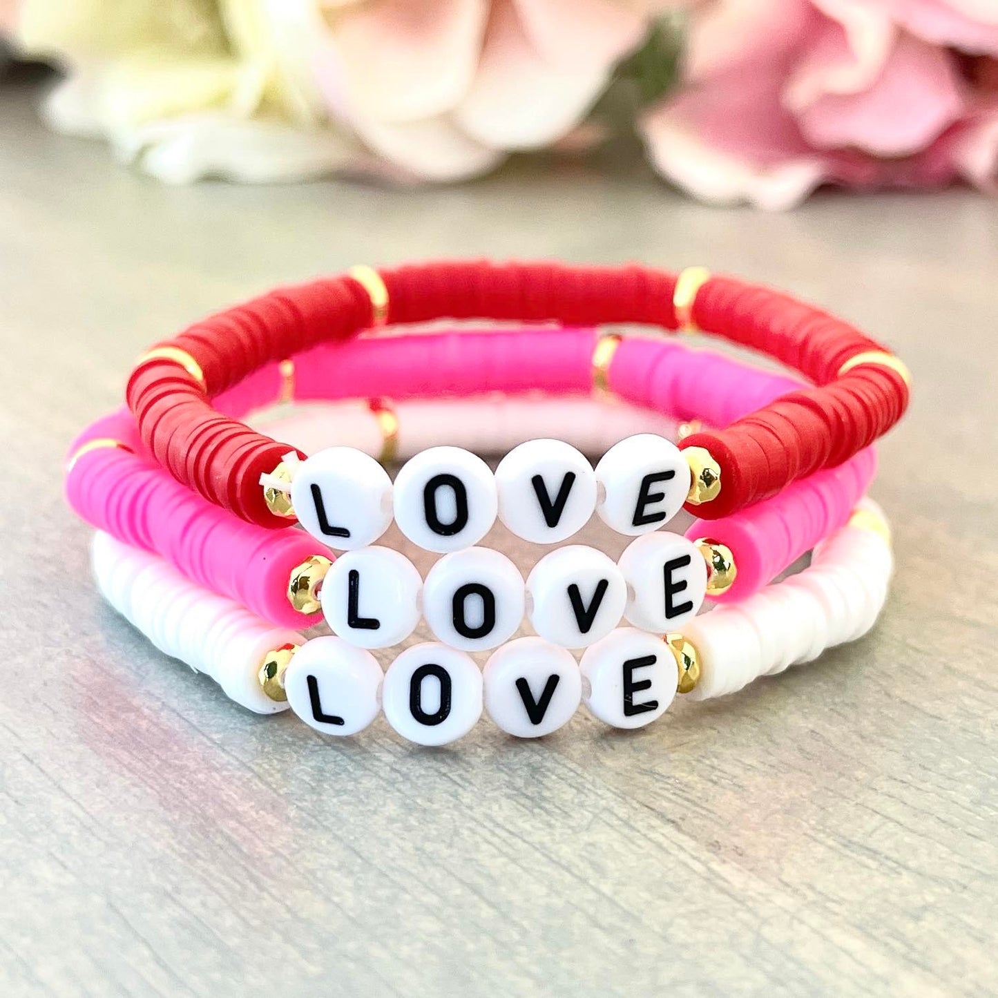 Love Beaded Bracelet