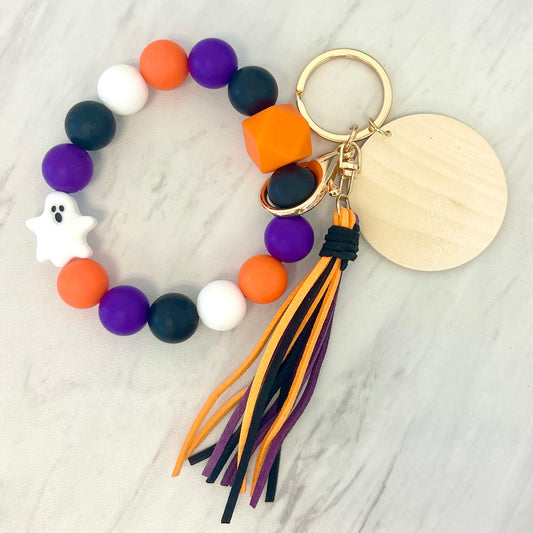 Ghostly Halloween Silicone Bracelet