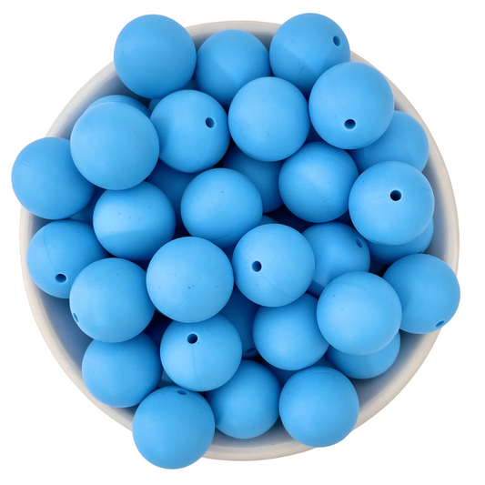Blue Sky 19mm Silicone Beads - 5 pk.