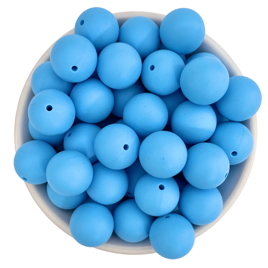 Blue Sky 15mm Silicone Beads - 10 pk.