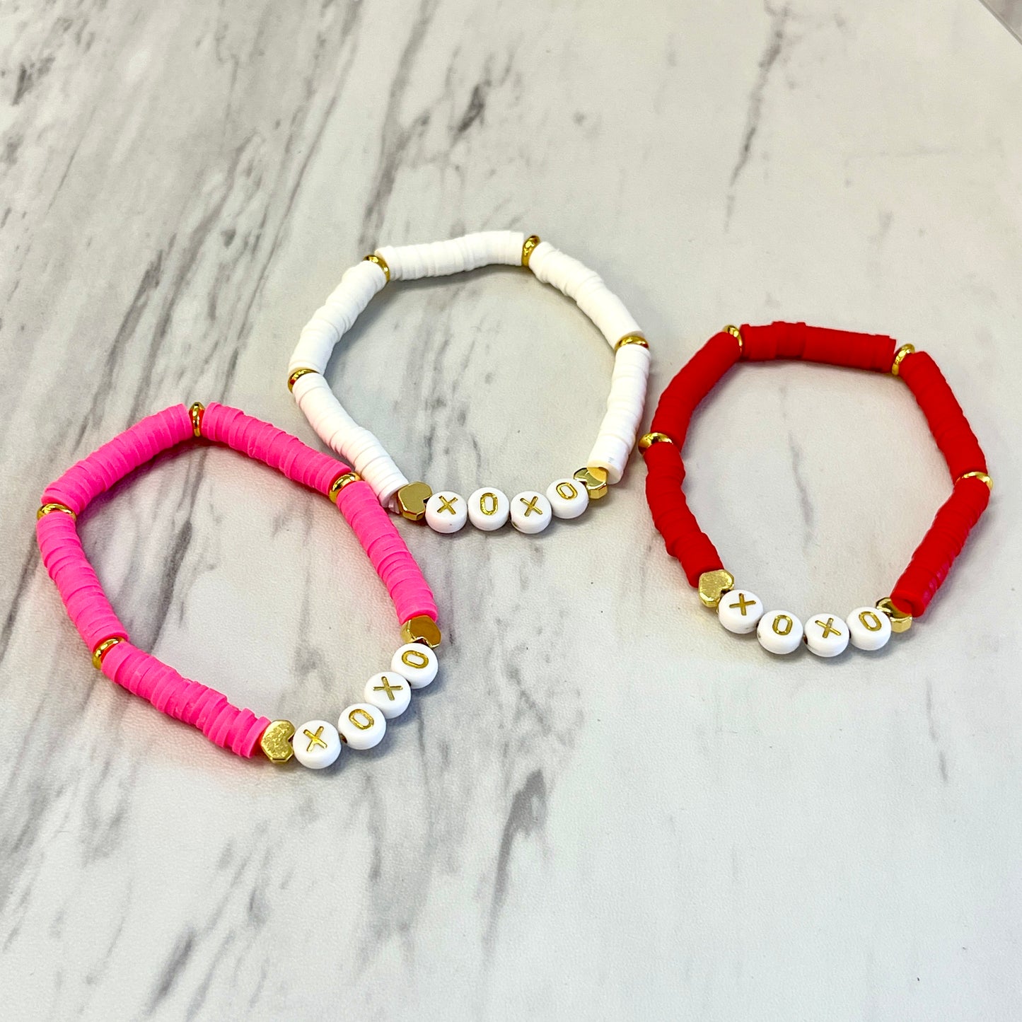 XOXO Beaded Bracelet