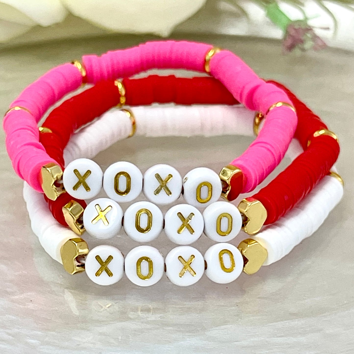 XOXO Beaded Bracelet