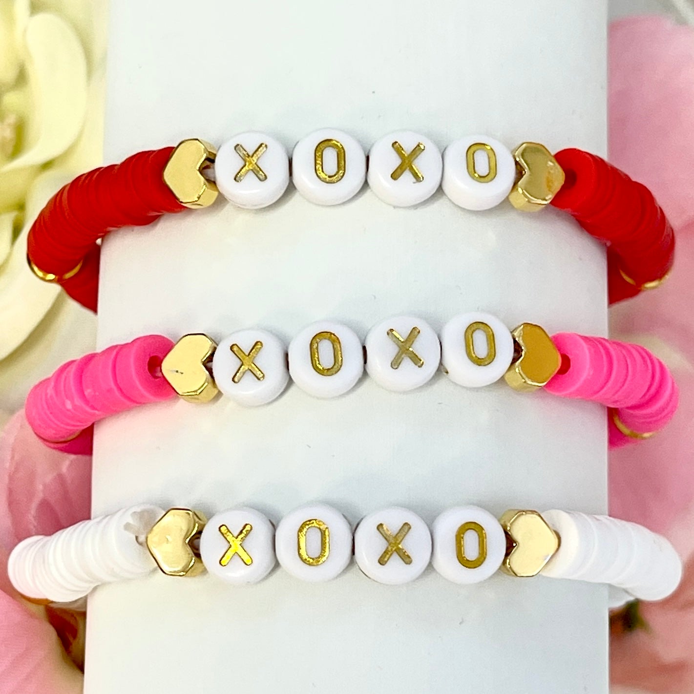 XOXO Beaded Bracelet