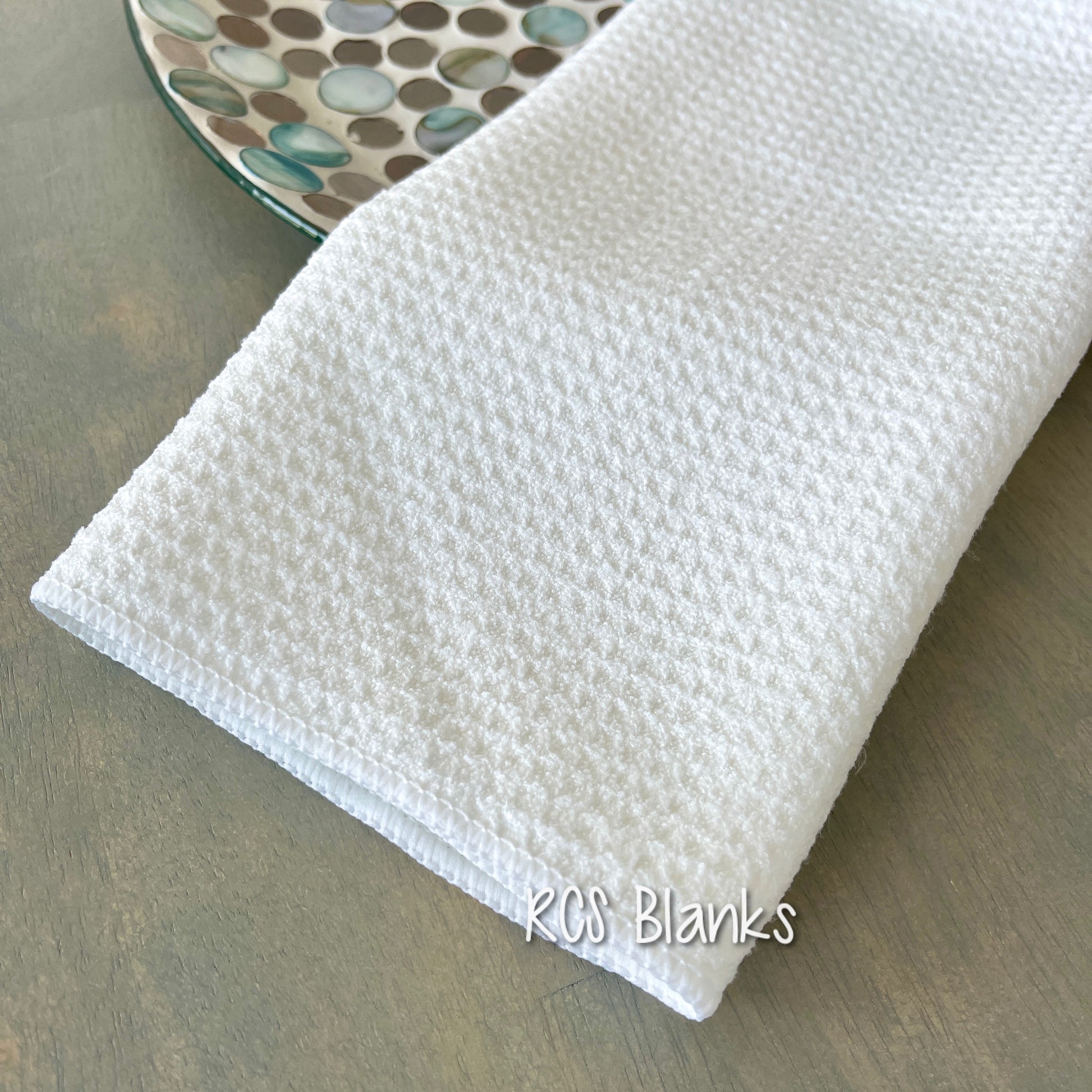 4 Pcs Waffle Weave Kitchen Dish Towels for Sublimation 6-pack 100%  Polyester. Free Shipping 