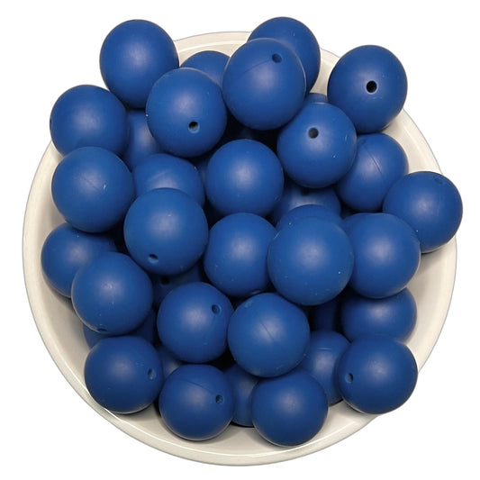 Blueberry 19mm Silicone Beads - 5 pk.