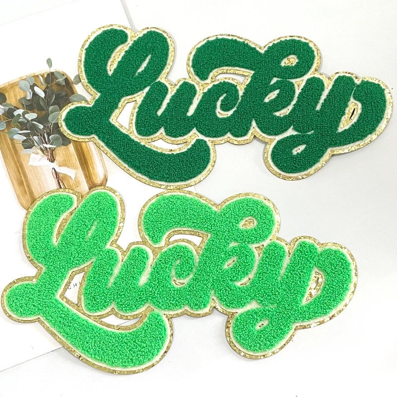 LUCKY Chenille Patches