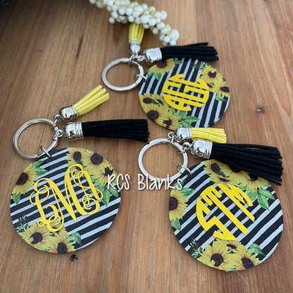 Summer Sunflowers Acrylic Keychain