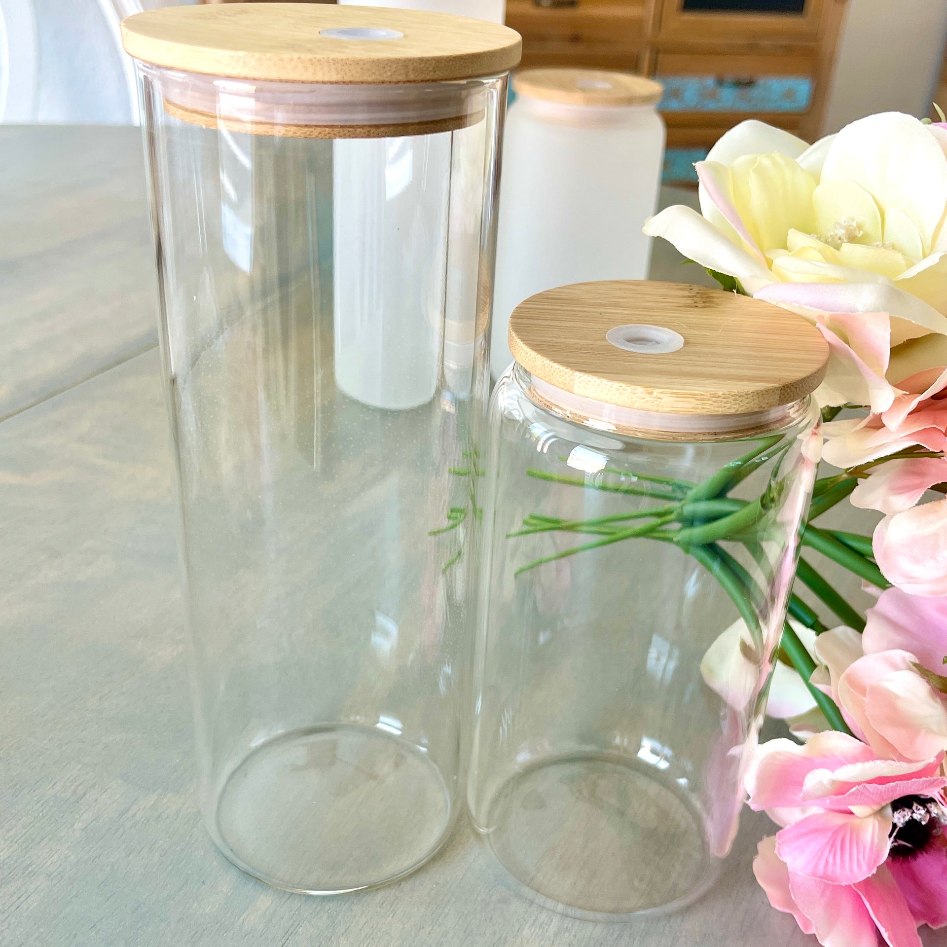 Sublimation CLEAR Glass Cans – Easy Tumblers