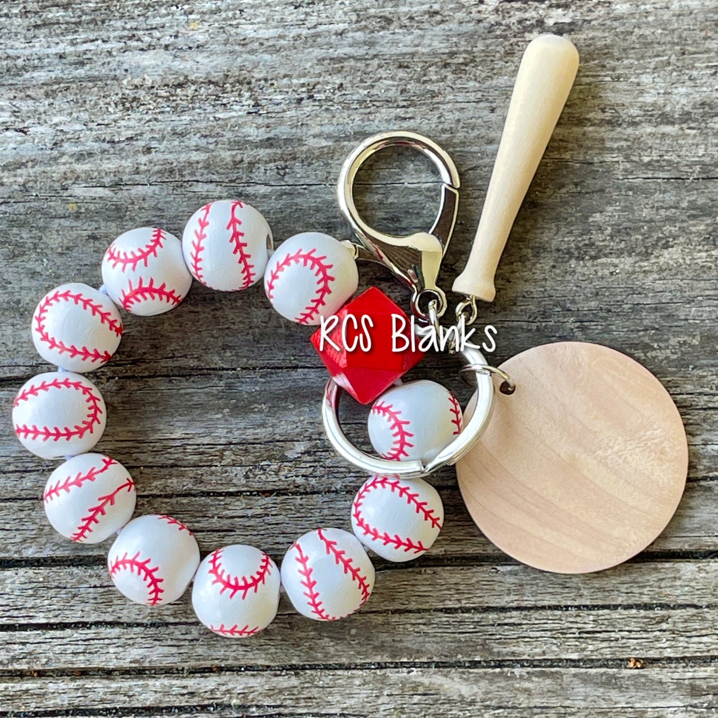 Baseball Bat & Balls Kid's Bracelet