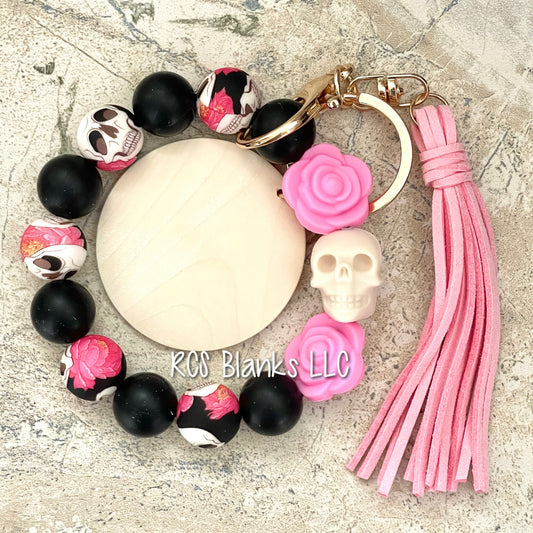 Deadly Roses Silicone Bracelet