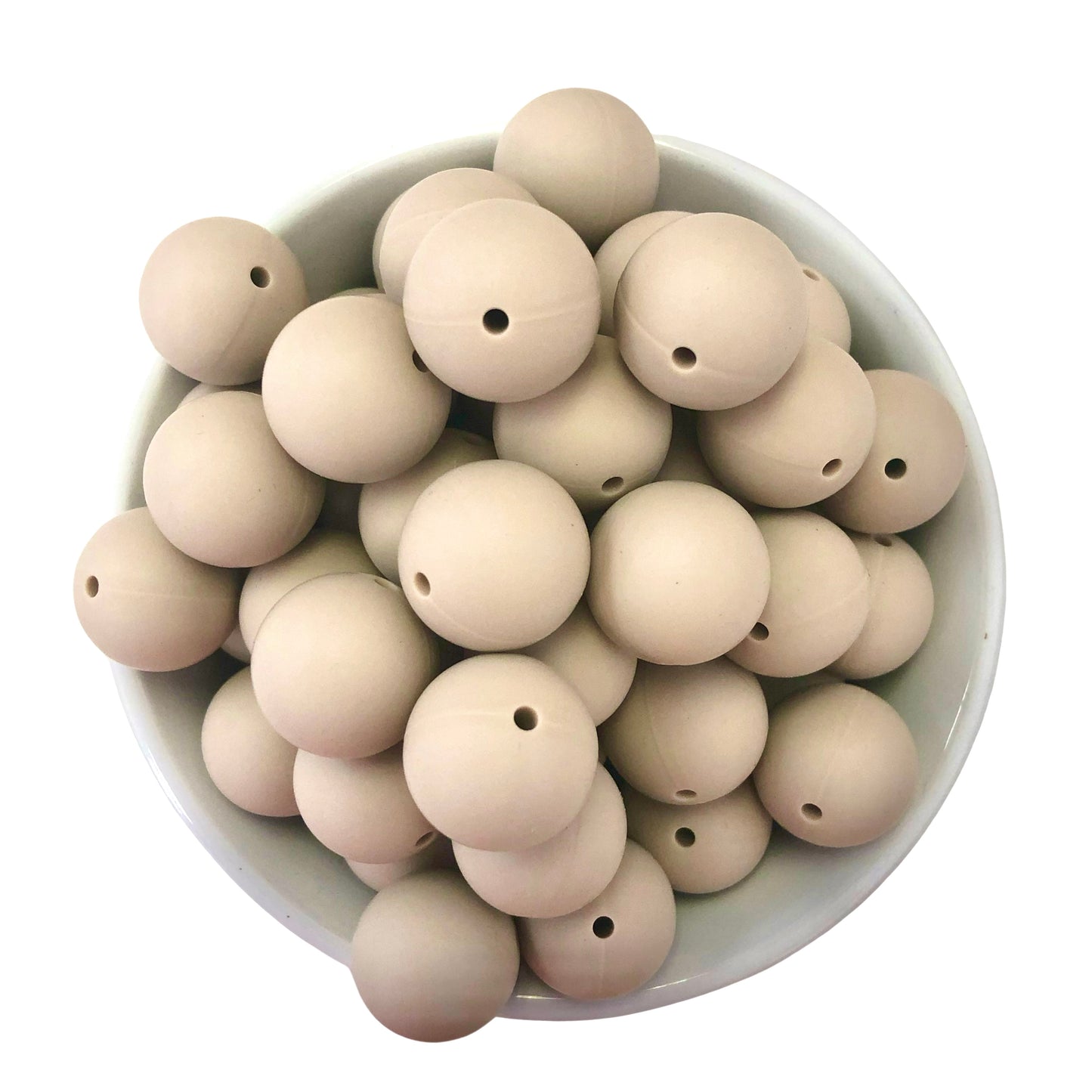 Sandy Dunes 19mm Silicone Beads - 5 pk.