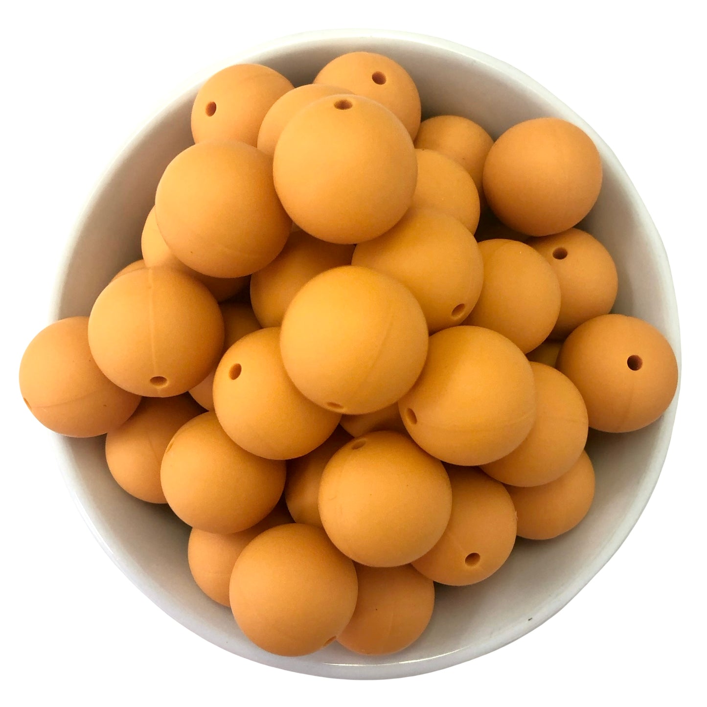 Butternut 19mm Silicone Beads - 5 pk.