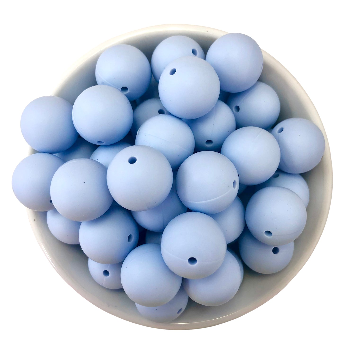 Blue Crush 19mm Silicone Beads - 5 pk.