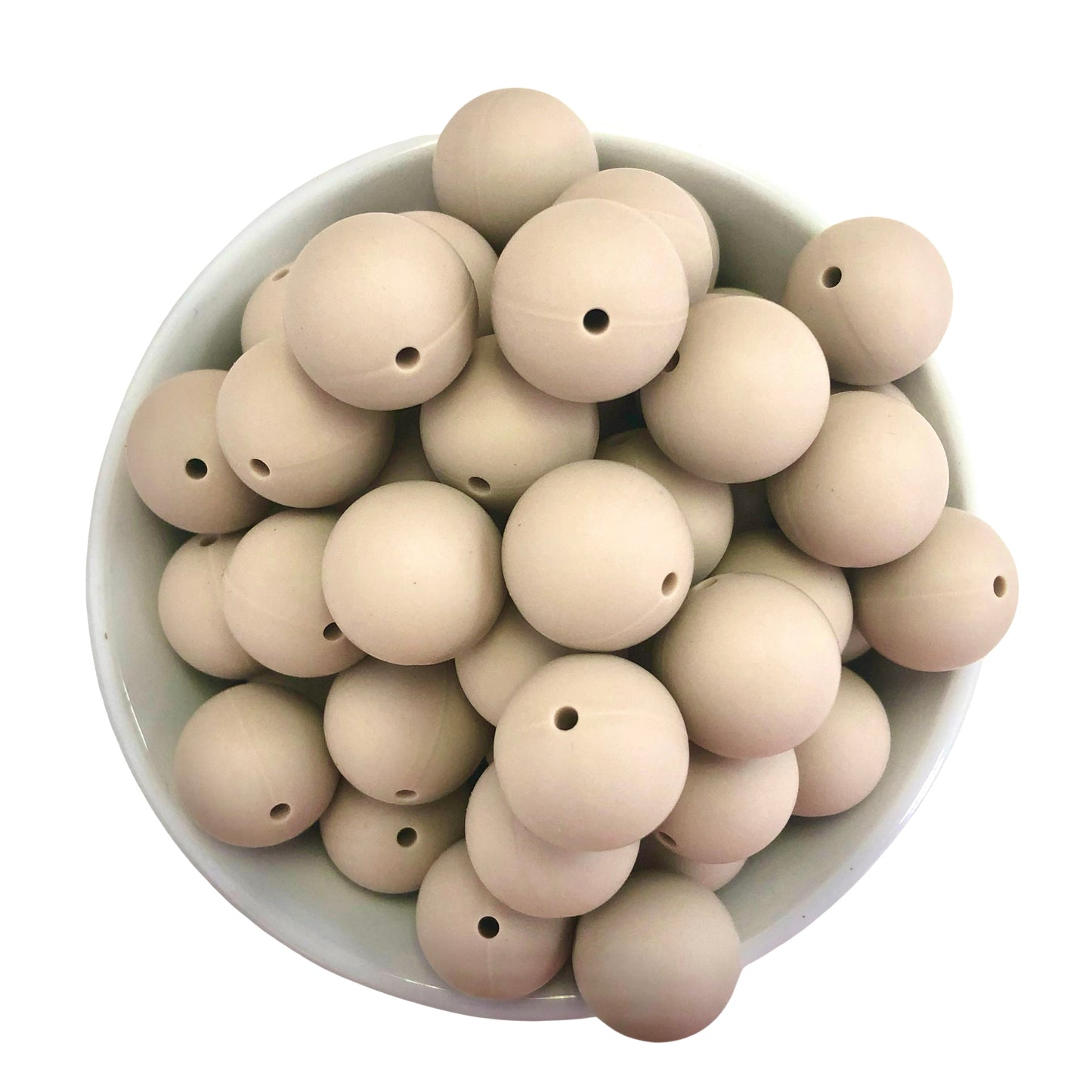 Sandy Dunes 15mm Silicone Beads - 10 pk.