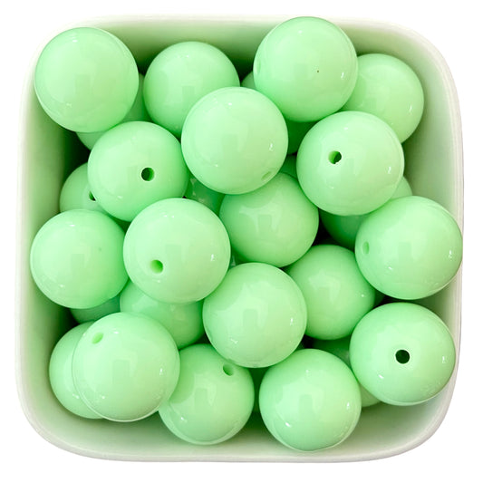 Spearmint 16mm Acrylic Beads - 10 pk.