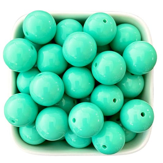 Mint 16mm Acrylic Beads - 10 pk.