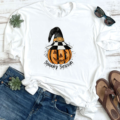 Spooky Season Pumpkin Witch T-Shirt