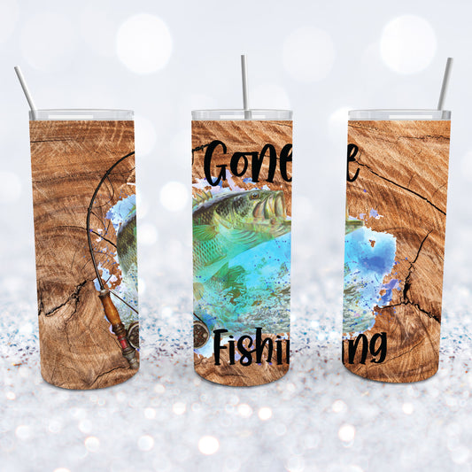 Gone Fishing Tumbler