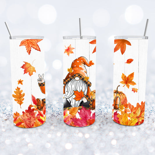 Fall Peace Gnome Tumbler