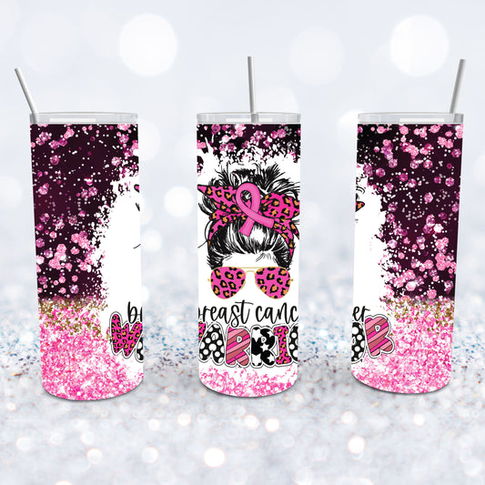 Breast Cancer Warrior Tumbler