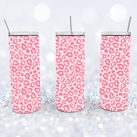 Pink Leopard Tumbler