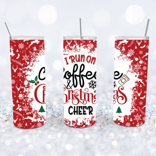 Red Coffee & Christmas Cheer Tumbler