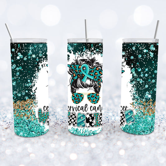 Cervical Cancer Warrior Tumbler