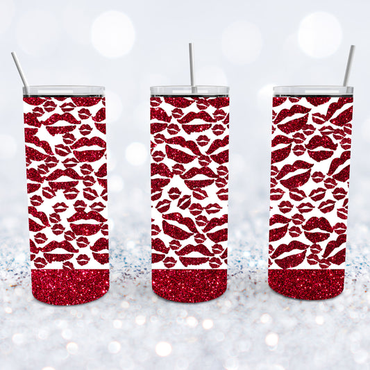 Glitter Lips Tumbler