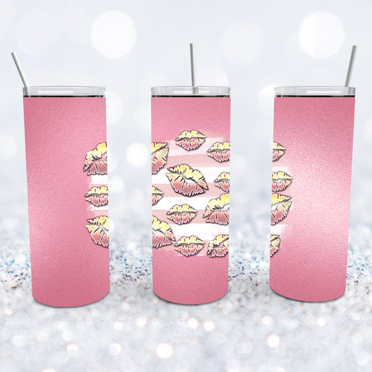 Pink Kisses Tumbler