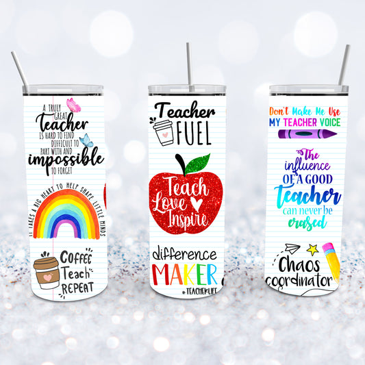 A Truly Great Teacher Tumbler