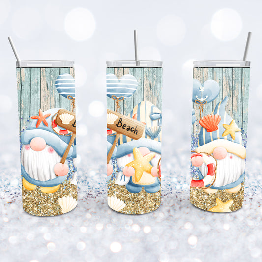 Shell Beach Gnomes Tumbler