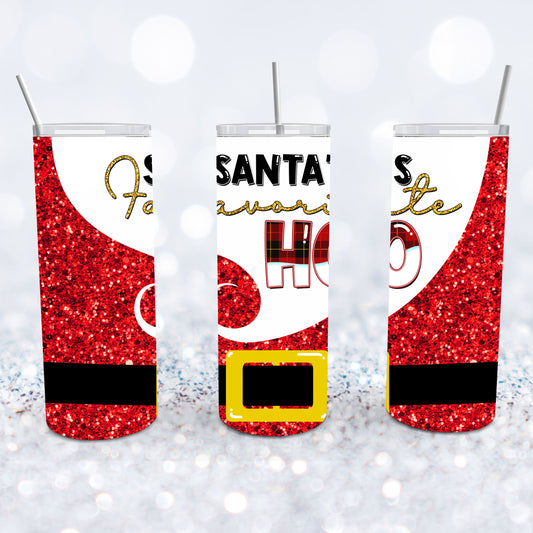 Santa's Favorite Ho Tumbler