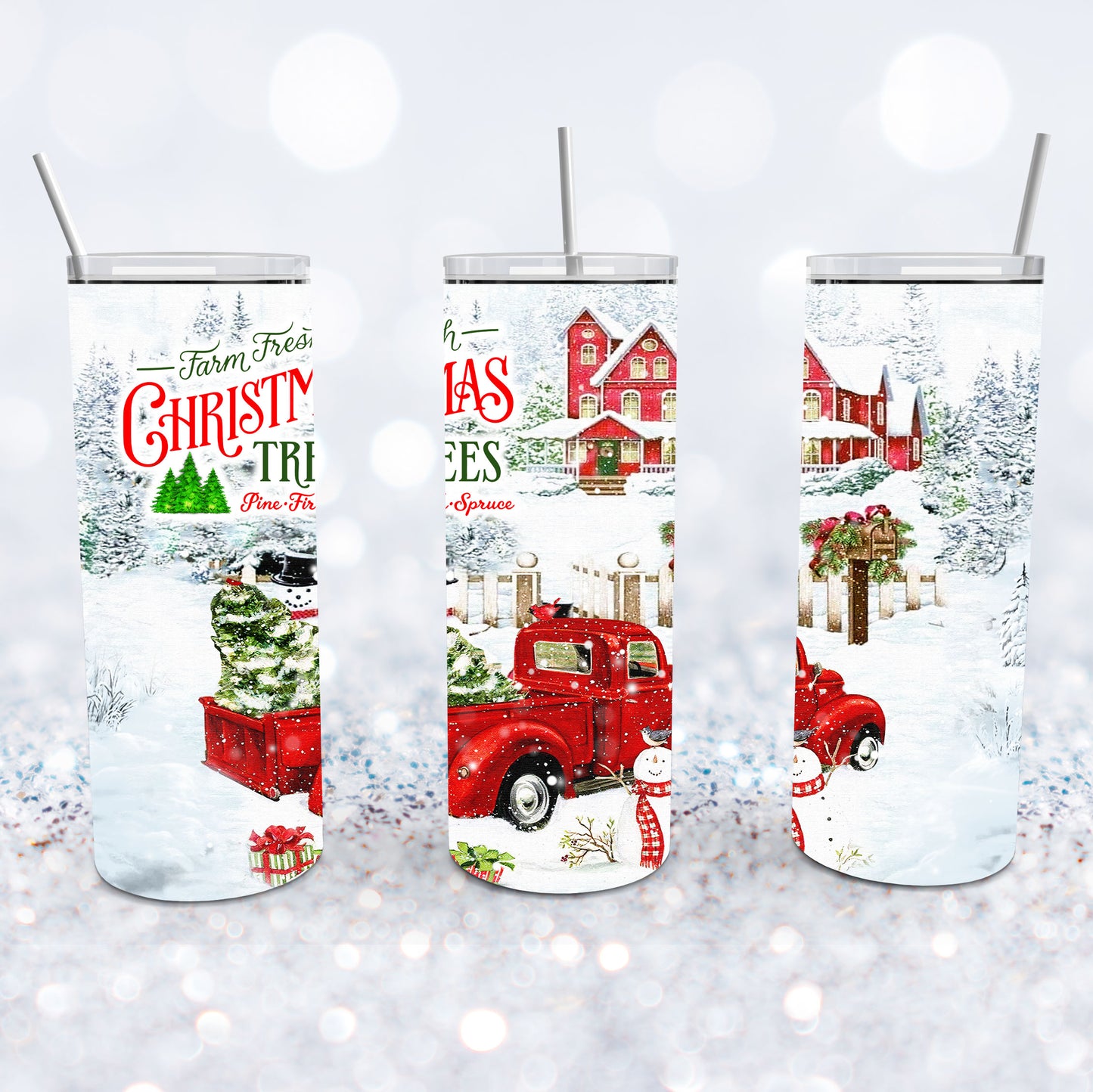 Farm Fresh Christmas Trees Tumbler