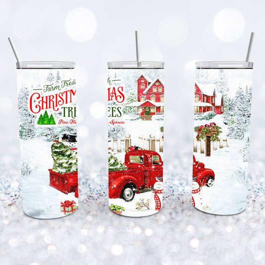 Farm Fresh Christmas Trees Tumbler